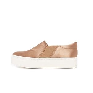 Vince Warren Satin Platform Sneaker